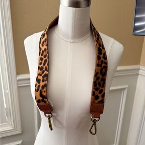 Madewell Leopard Print Crossbody Strap
